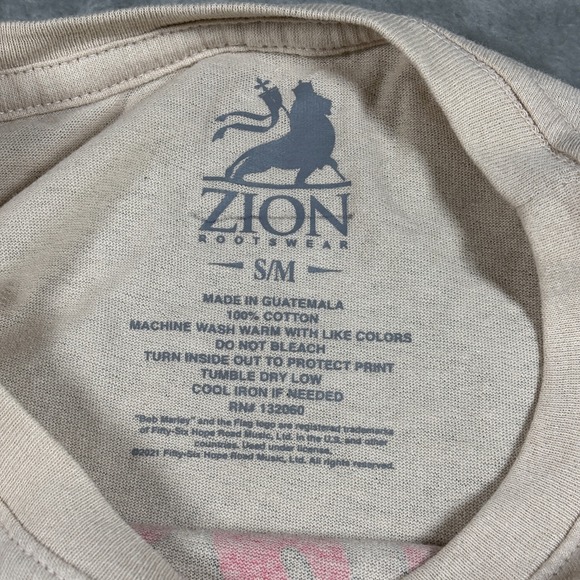 Bob Marley Shirt Mens Small Medium Every Little Thing Gonna Be Alright Zion - Picture 4 of 5